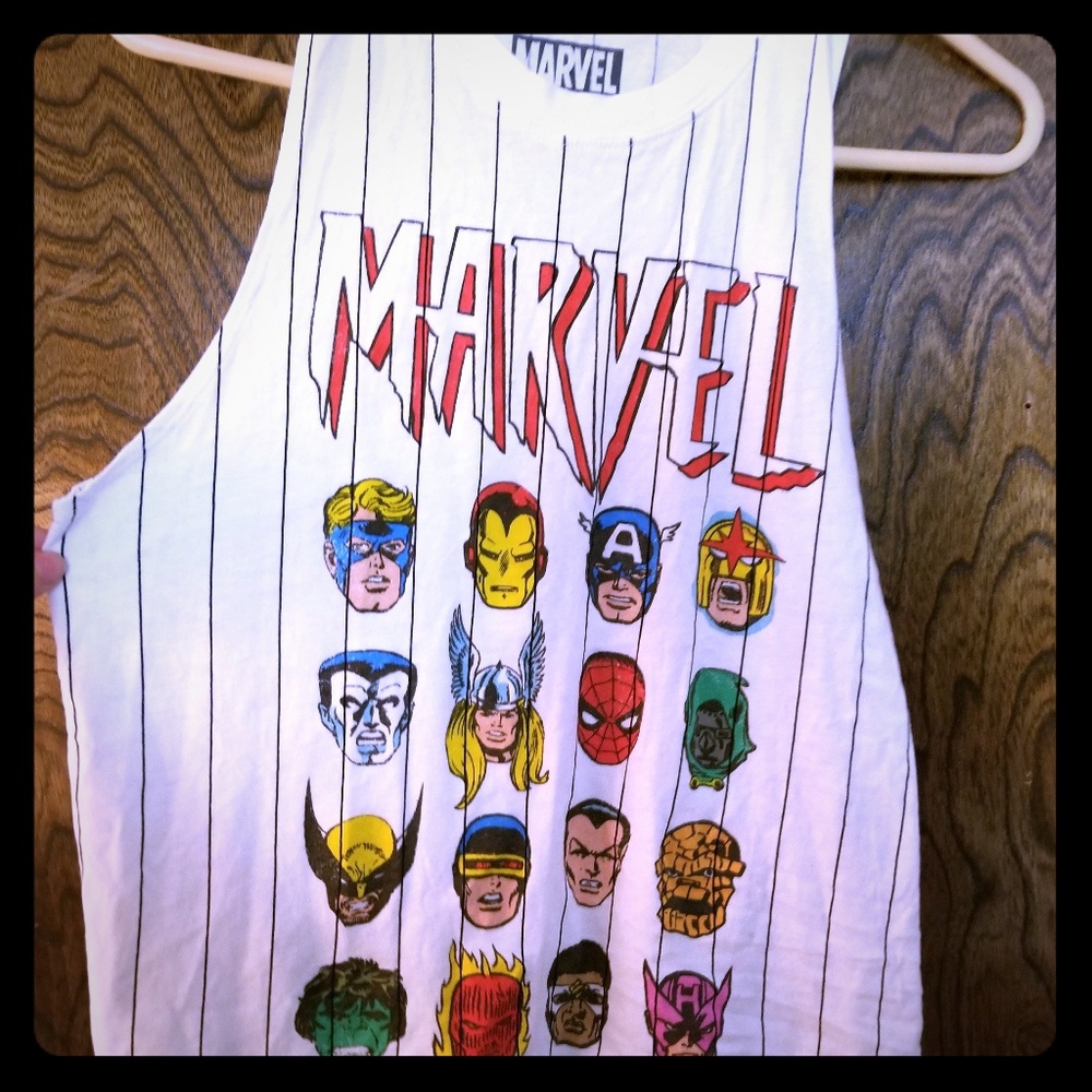 Marvel muscle tee